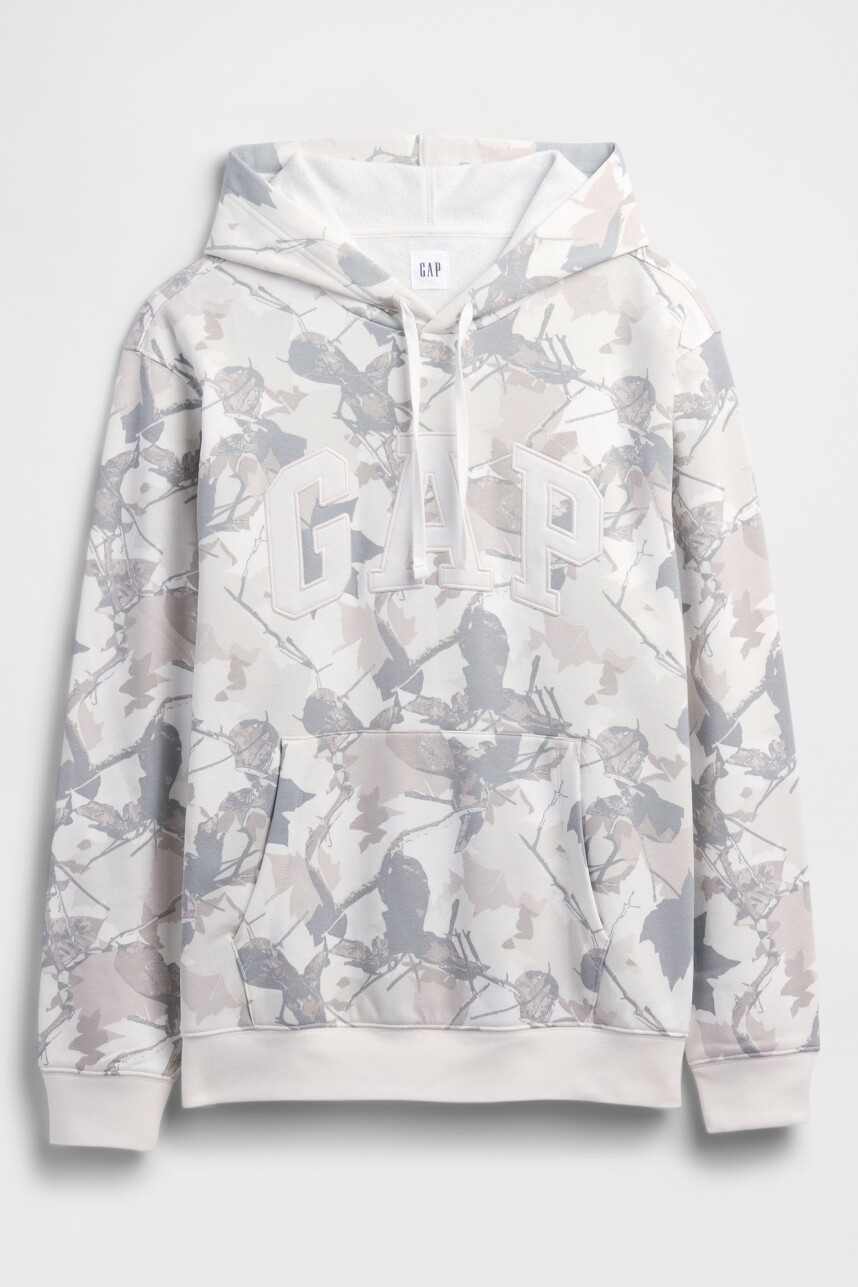 Canguro Logo Gap Hombre Grey Camo