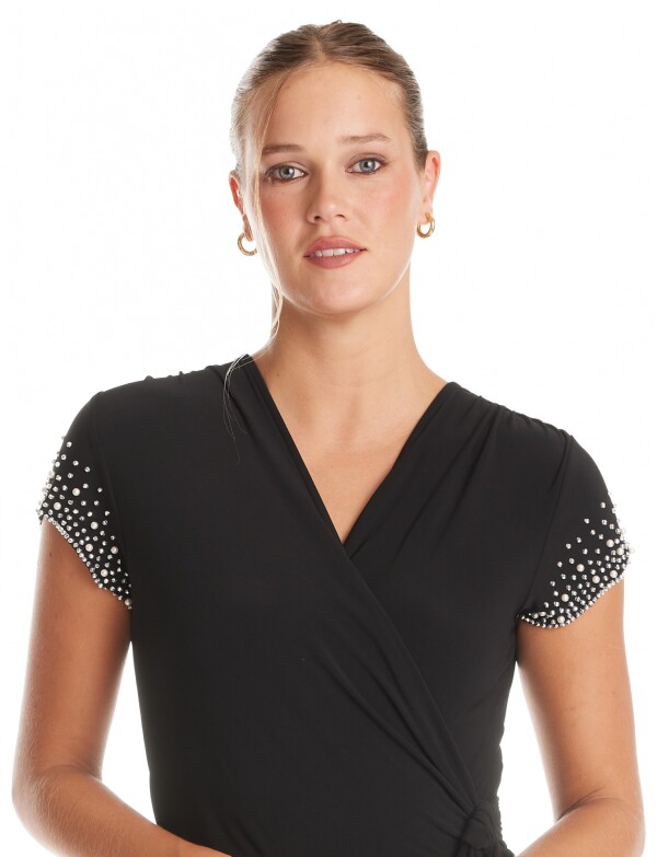 Enterito Manga Brillos NEGRO