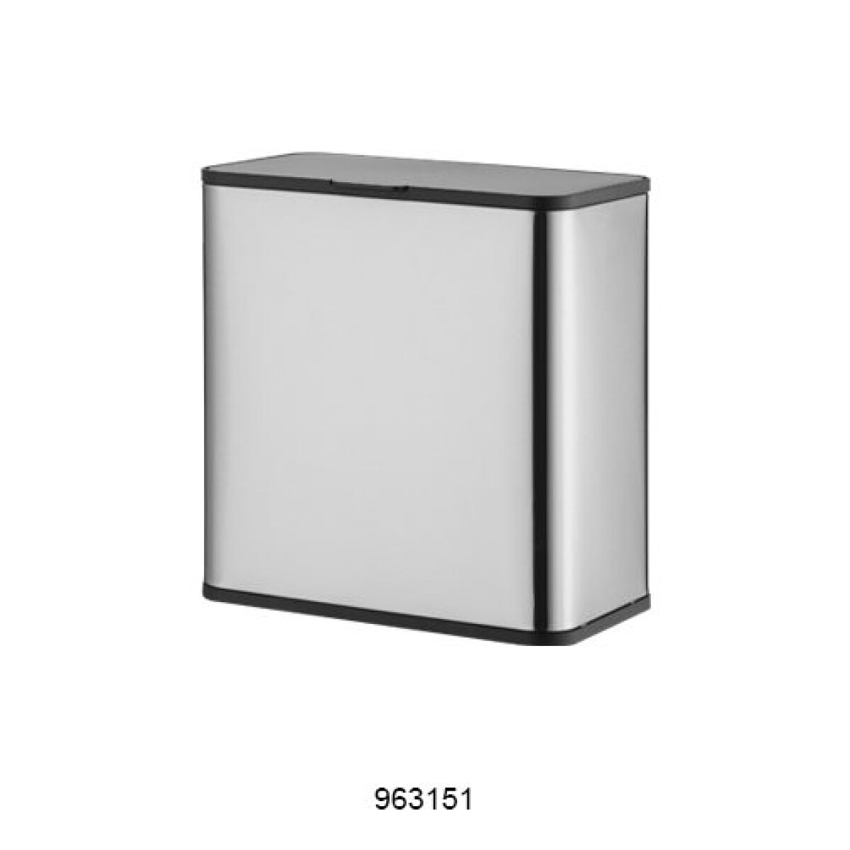 PAPELERA DE COLGAR 6LT ACERO INOXIDABLE 