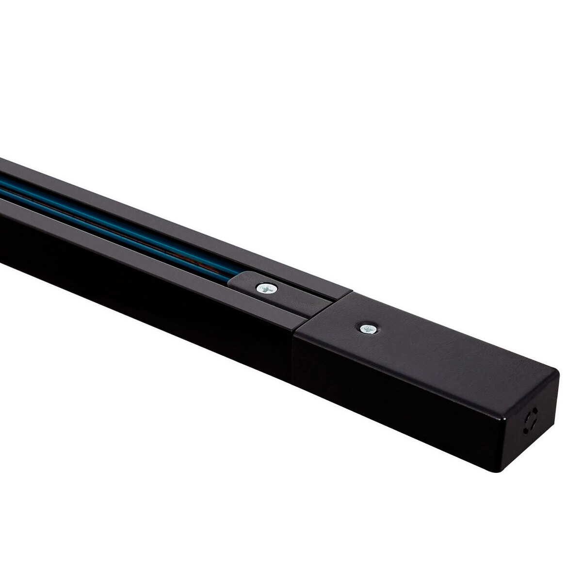 Riel Electrificado Eco 2mt Negro 