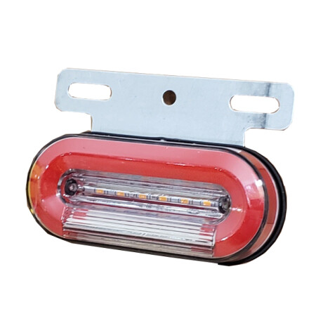 FAROL - FARO LED LATERAL OVALADO 24V 100X40MM ROJO - FAROL - FARO LED LATERAL OVALADO 24V 100X40MM ROJO -
