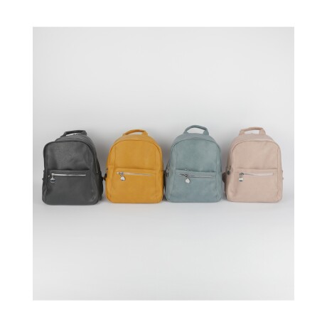 Mochila Canva modelo Marsella Amarillo