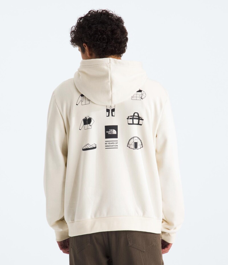 CANGURO MOUNTAIN MIRAGE REGULAR HOODIE White Dune
