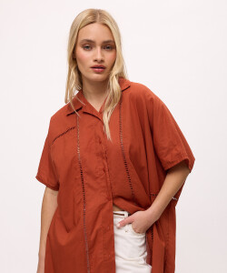 Camisa Tuscan Terracota