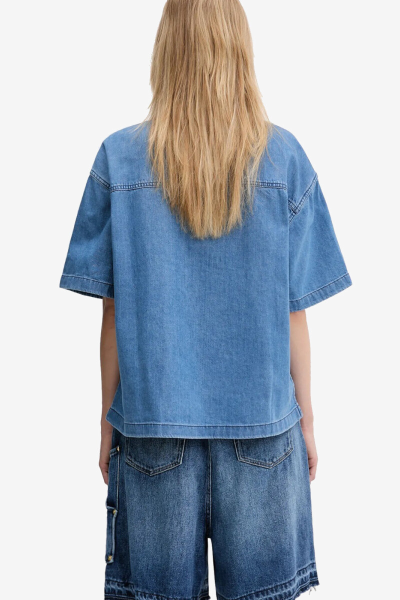 CAMISA DENIM W Azul