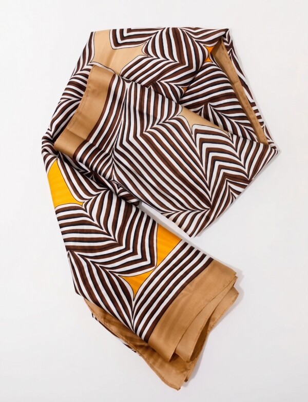 Pashmina Geo MARRON/MULTI