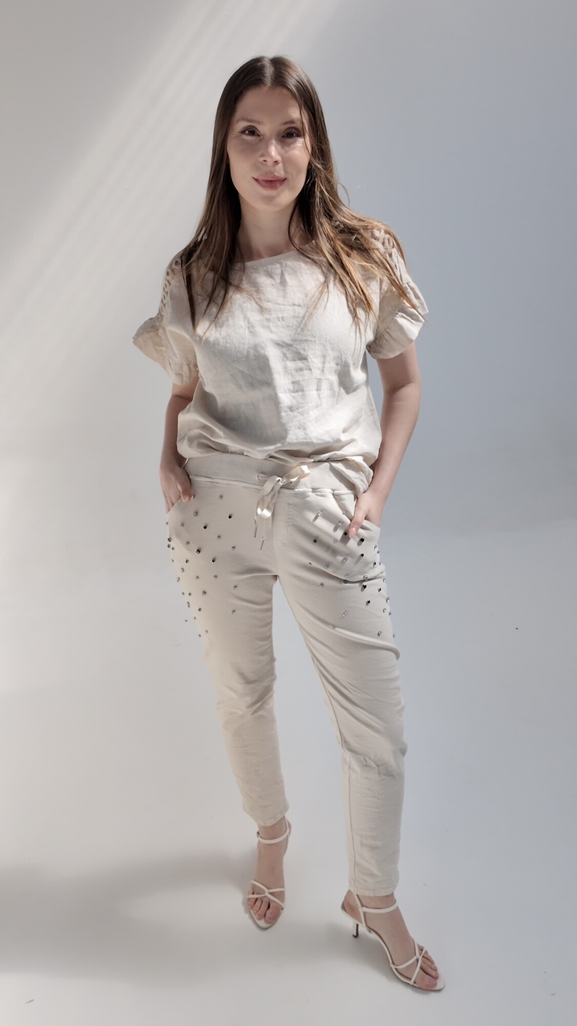 Pantalón Loisa Beige