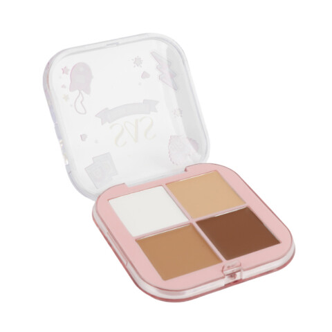 SAS Paleta de correctores x4 colores, 3 tonalidades. Sas Paleta De Correctores X4 Colores, 3 Tonalidades.