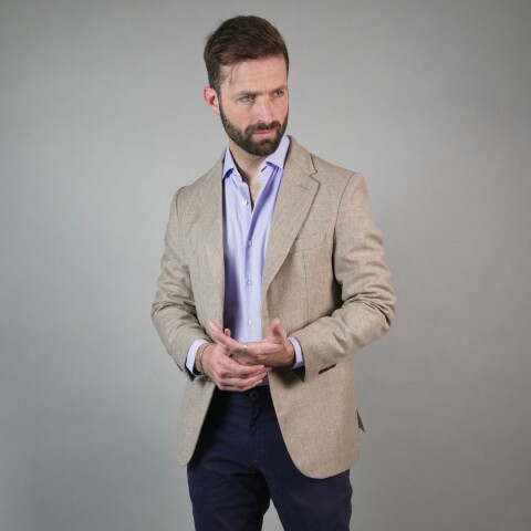 SACO DE LANA Beige