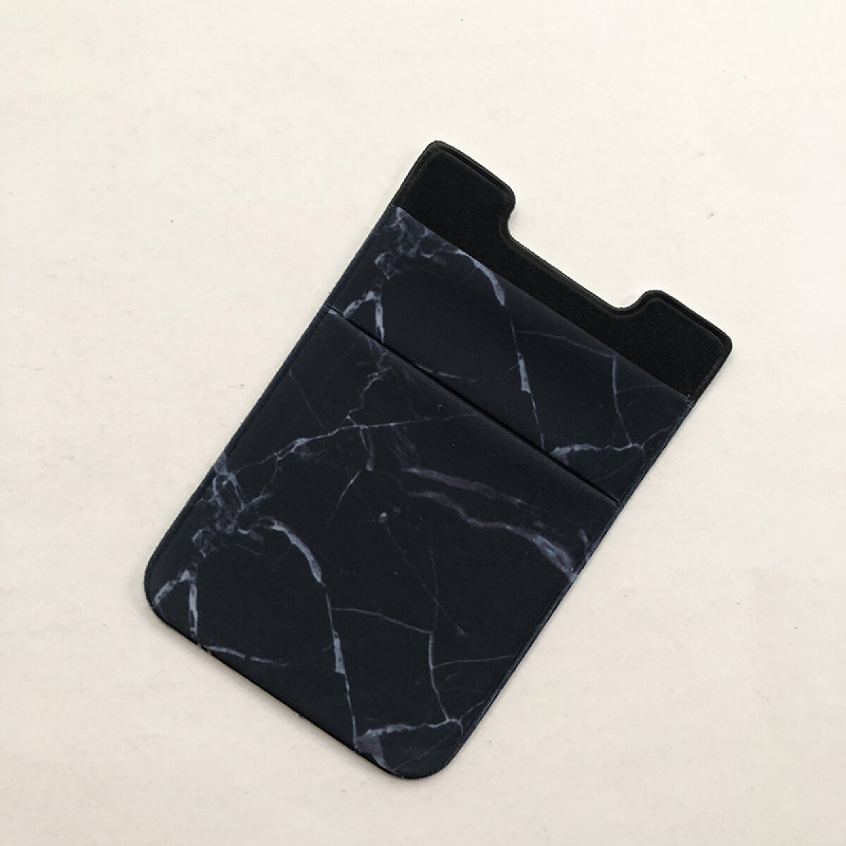Portadocumentos adhesivo diseño mármol negro 