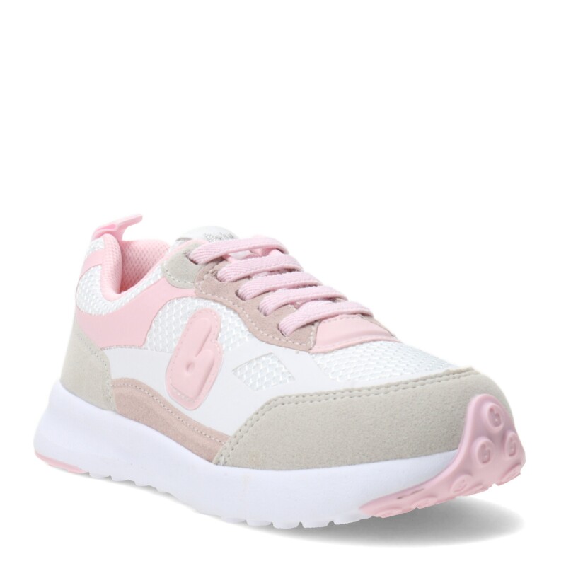 Championes Infantiles Bibi Jogging Blanco - Rosa