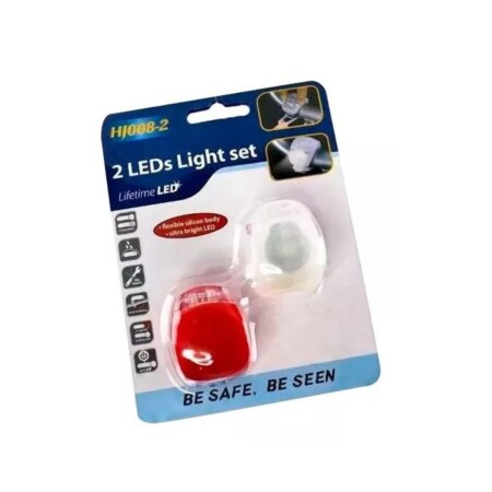 LUCES LED TRASERA PARA BICI MULTICOLOR