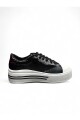 CALZADO DEPORTIVO EUROTEENS 147008 PLATAFORMA Y CHAROL Negro