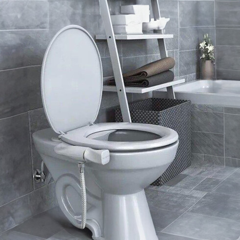 SEMI ARO FUNCION BIDET PIEZA BIDET BLANCO KIT COMPLETO BAÑO BLANCO