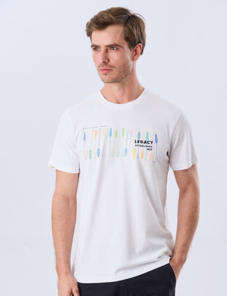 REMERA ESTAMPADA Blanco