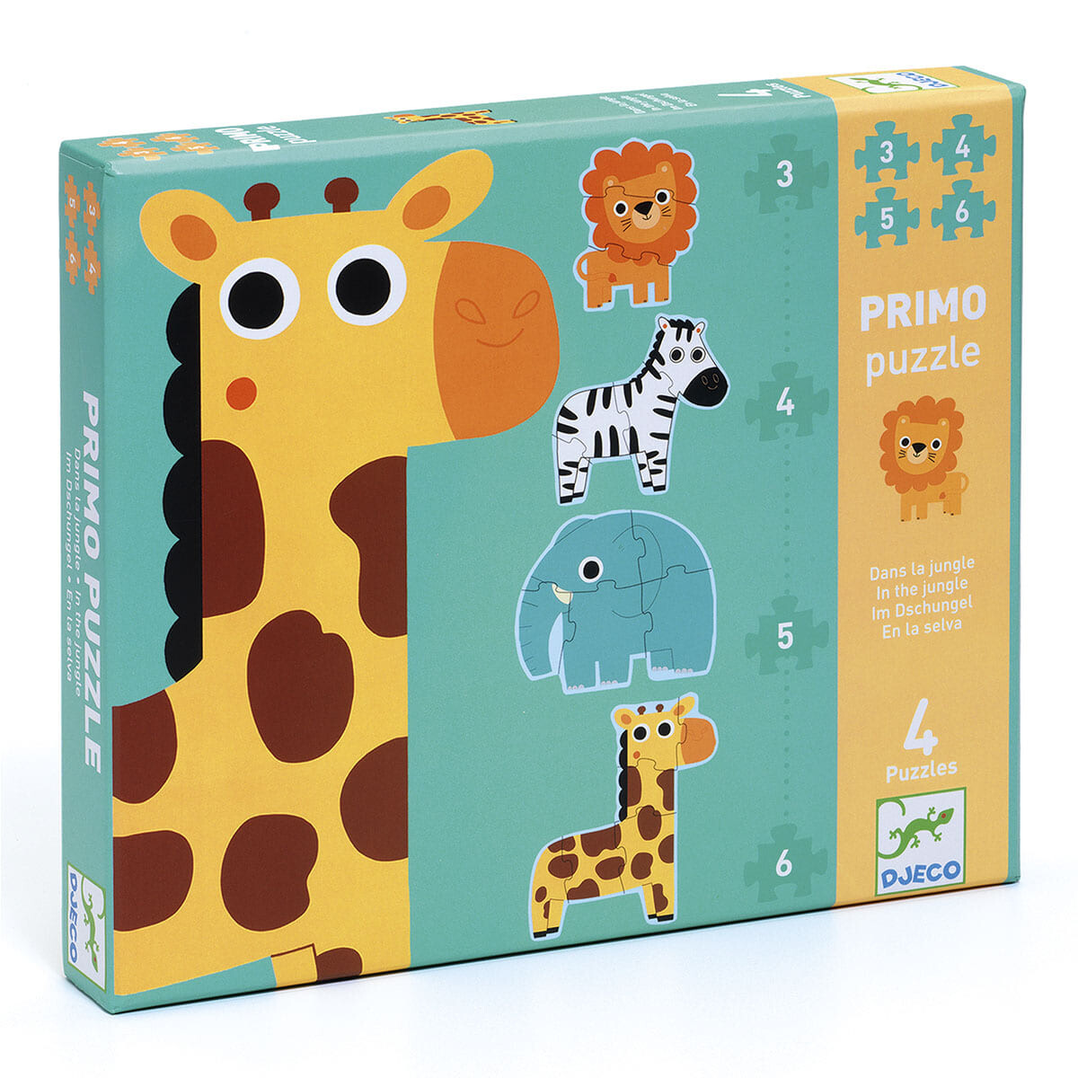 Puzzles Progresivos en la Jungla Djeco 