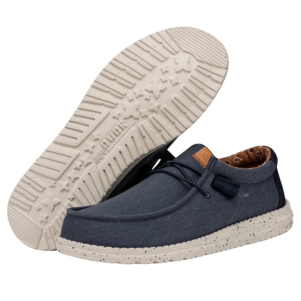 Wally Washed Canvas Hombre Navy
