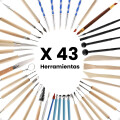 Kit De Herramientas De Cerámica y Arcilla Set X43 Kit De Herramientas De Cerámica y Arcilla Set X43
