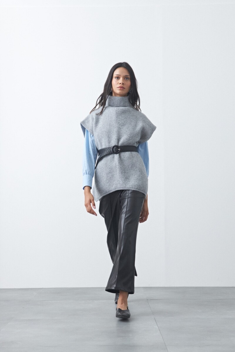 PONCHO GYROS Gris Melange