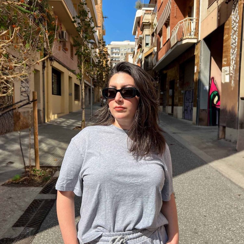 Polo Cotton Boxy Tee Mujer Classic Grey Heather