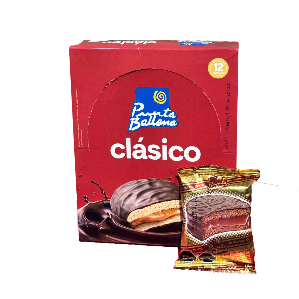 Alfajor Punta Ballena Clasico x 12 