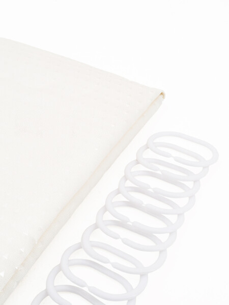 CORTINA POLIESTER DIAMANTE BEIGE