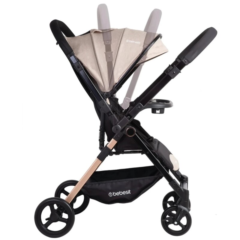 Coche City Manillar Reversible y Plegado Compacto con una Mano Coche City Manillar Reversible y Plegado Compacto con una Mano
