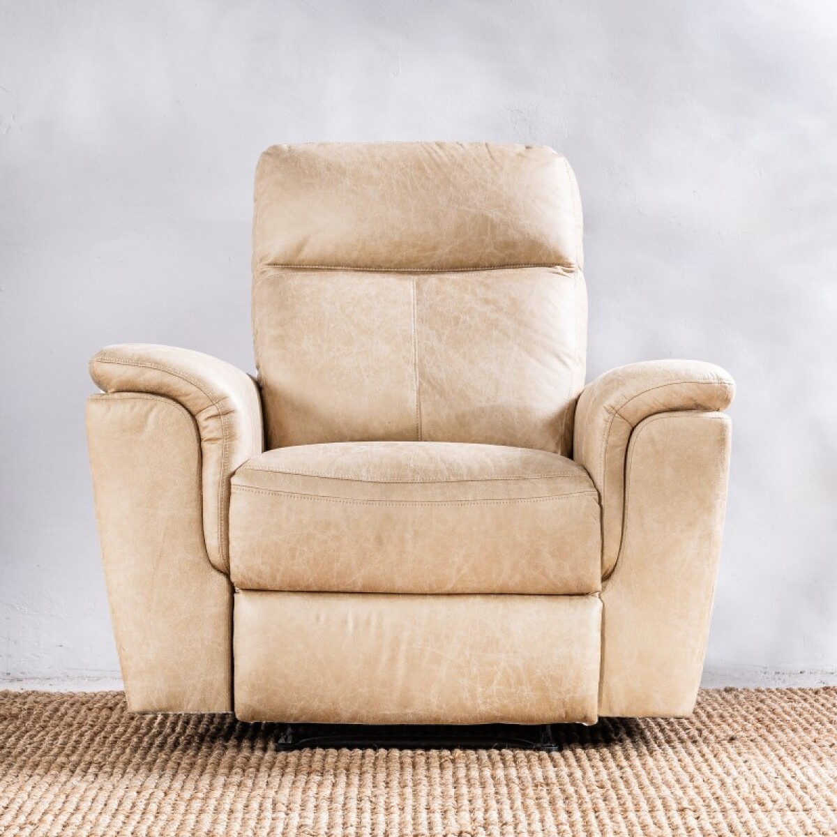 Sillón Reclinable Thomas 1 Cuerpo Beige - Beige 