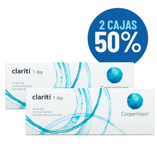 Set Clariti Esférico X 2 Cajas Blanco