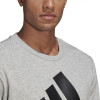 Buzo Adidas Big Logo de Hombre - GK9077 Gris Medio