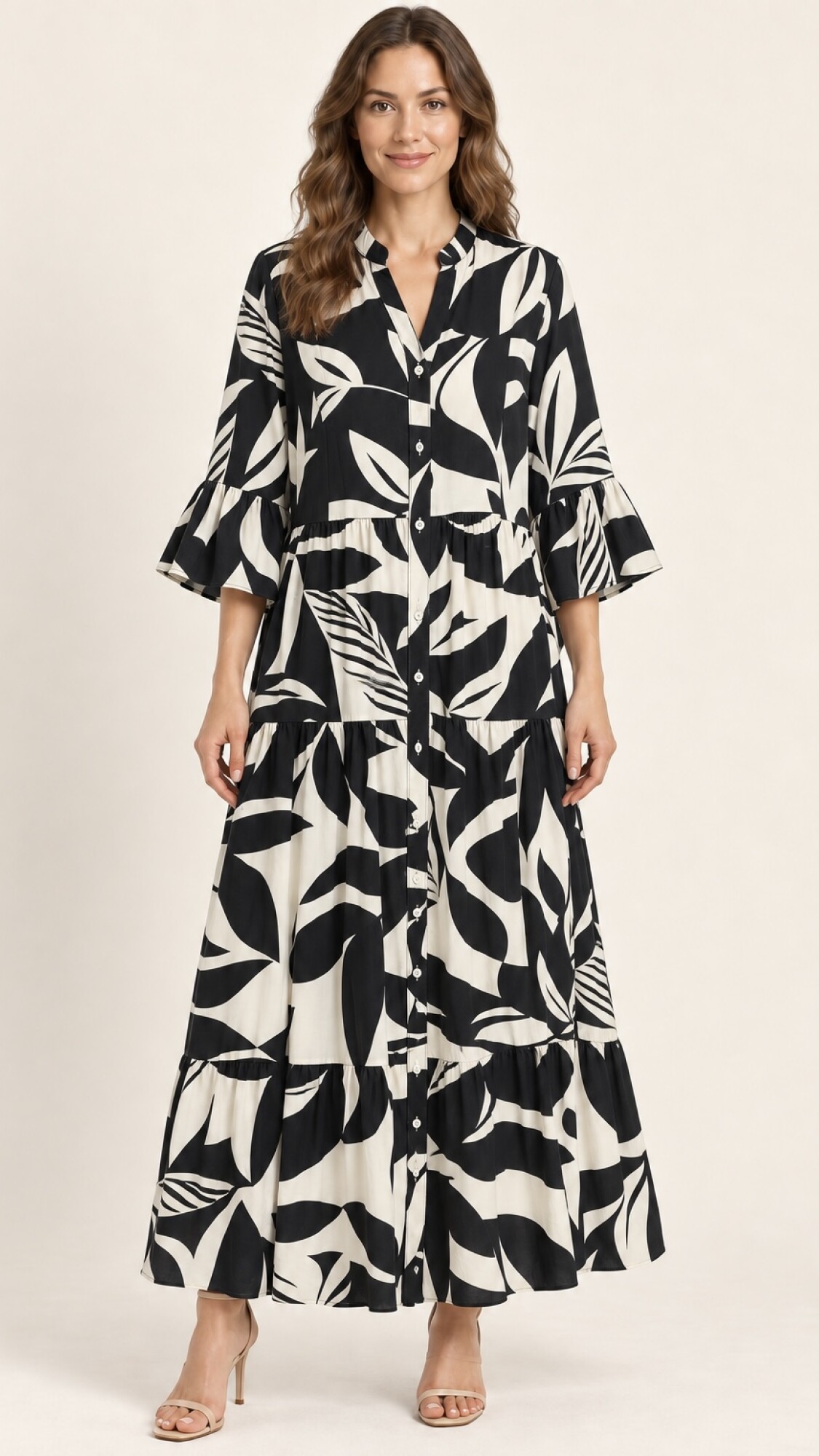 VESTIDO CAMISERO MERY Negro