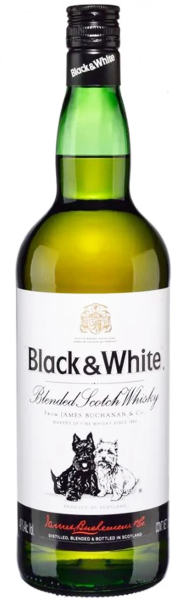 WHISKY BLACK & WHITE 1 LT 