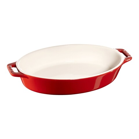 STAUB FUENTE HORNO MED 23 X 17 CM OVAL CHERRY CERAM STAUB FUENTE HORNO MED 23 X 17 CM OVAL CHERRY CERAM