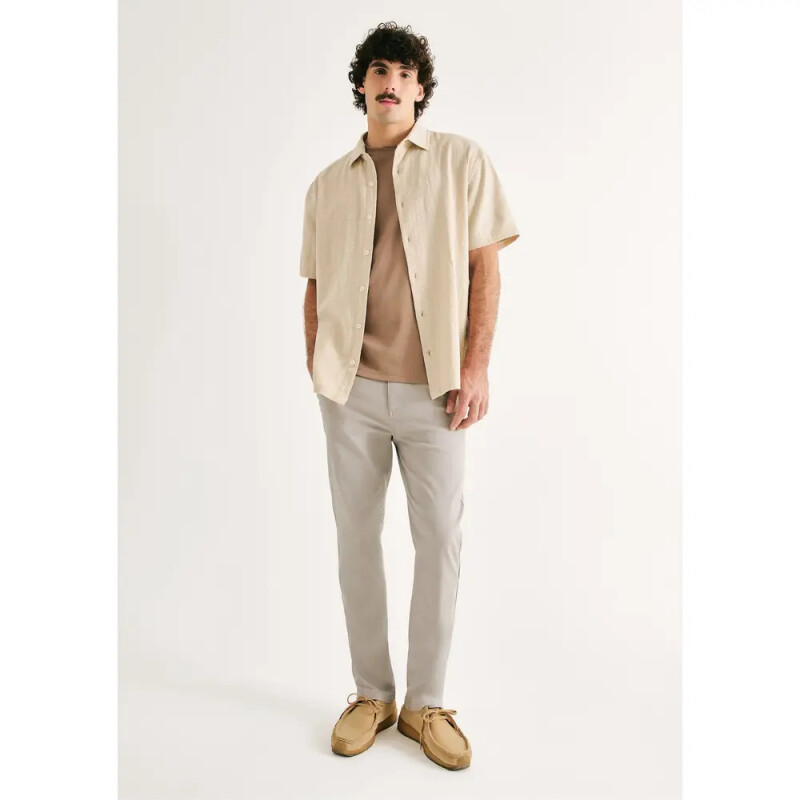 CALCA MASC CINZA CLARO