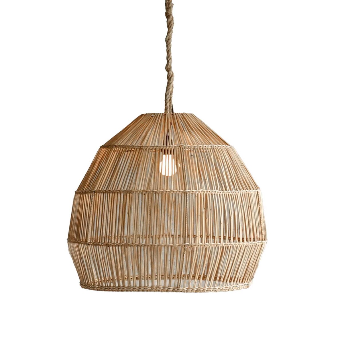 LAMPARA DE TECHO - RATTAN NATURAL-BEIGE TUNEZ 
