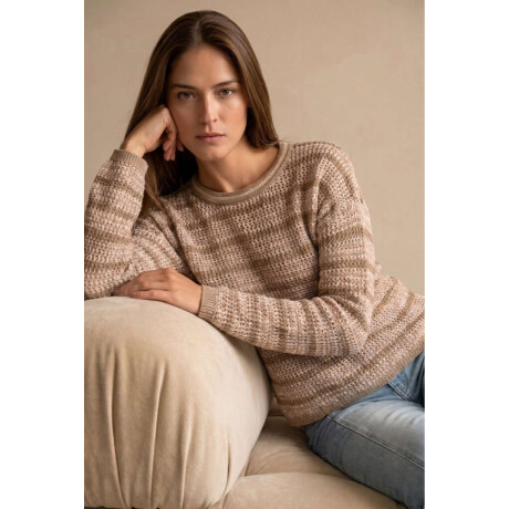 Sweater Texturado Arena