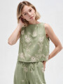 Musculosa Ferae Verde Grisaceo