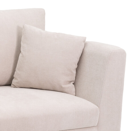 Sofá Belfast - Tela Microfibra - 2 cuerpos 2203 (Beige)