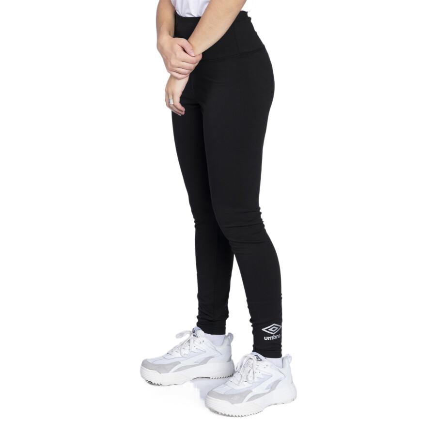 Calza de Mujer Umbro Larga Basica Wns Negro - Plateado