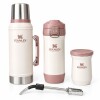 Set Stanley Super Completo termo/mate/bombilla/Yerbera Rosa