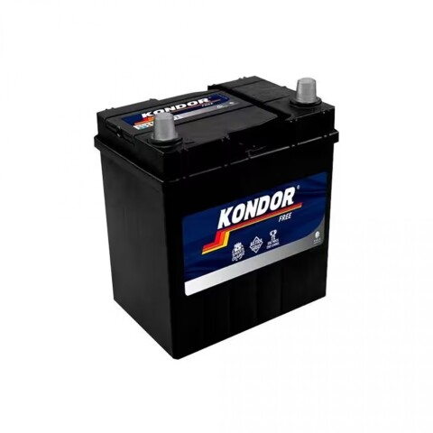 Batería Kondor Free 12v 80amp 50a/h 405cca Derecha F. Japón Batería Kondor Free 12v 80amp 50a/h 405cca Derecha F. Japón