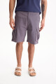 Bermuda De Gabardina Breeze Gris