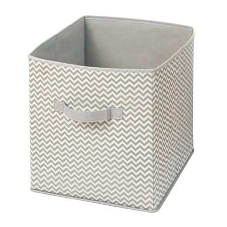 Caja Organizadora Multiuso en Tela con Agarradera Lateral Gris