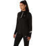 Polo Running Asics Icon 1/2 Zip Mujer Performance Black