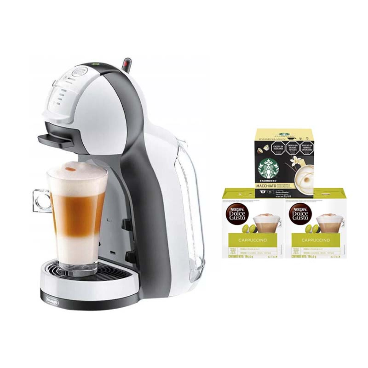 Cafetera Dolce Gusto MINI ME Blanca + 3 Cajas de Café de Regalo - Pack 