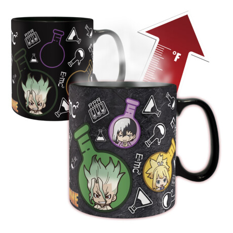 Dr. Stone - Chibi Formula Heat Change Mug Dr. Stone - Chibi Formula Heat Change Mug