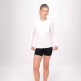 Polo Manga Larga Feather Tech+ Long-Sleeve Top Mujer Classic White