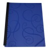 CARPETA TAMAÑO A4 CON 20 FUNDAS Y RULO COLOR AZUL