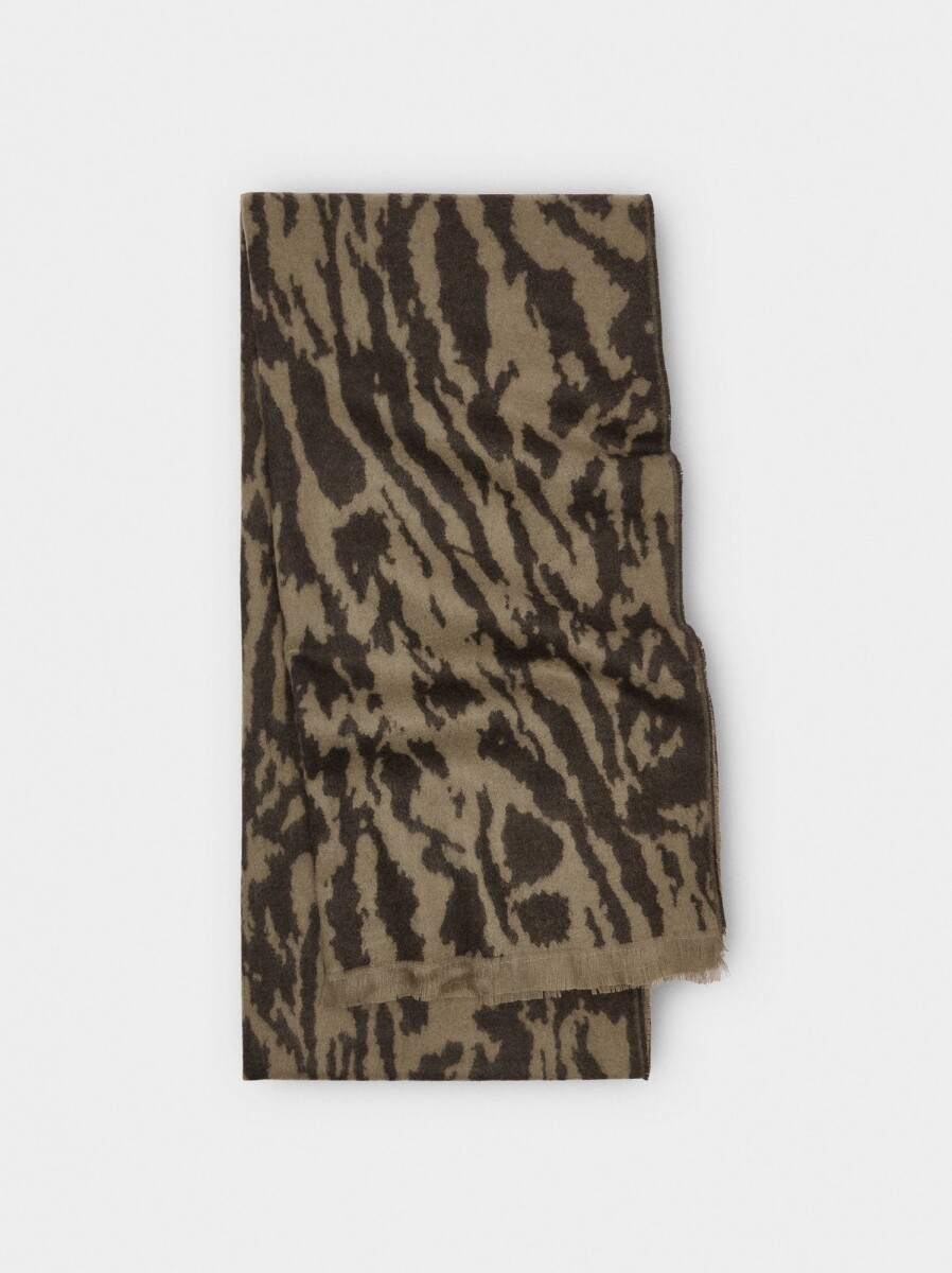 Pañuelo Estampado - marron 