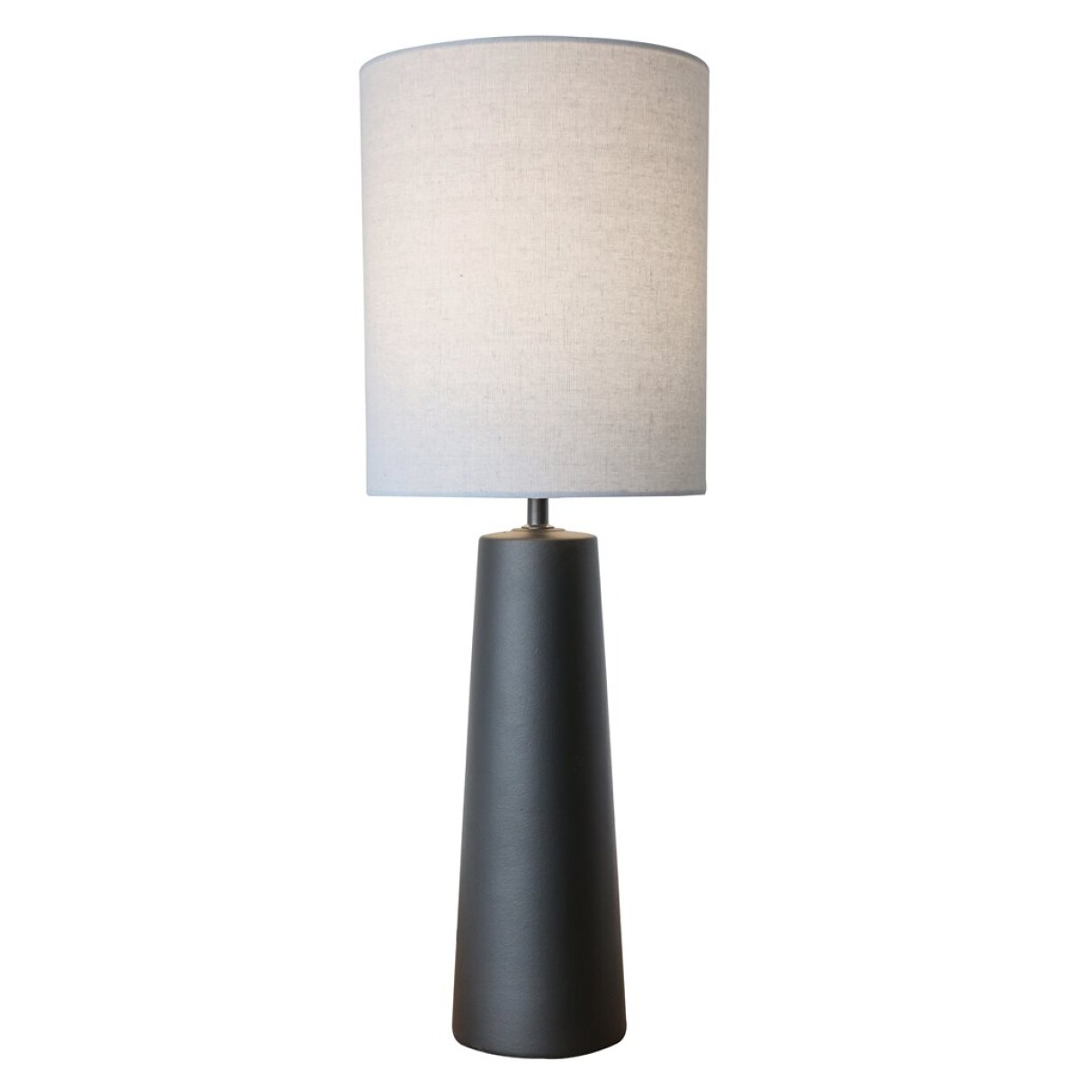 LAMPARA DE MESA CERAMICA D24x69CM NEGRO/BLANCO 